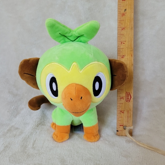 Pokemon Grookey plush toy 8" - Picture 2 of 6